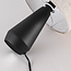 Tischlampe Teburu mit Leinenschirm