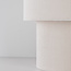 Tischlampe Tavolo mit Samtschirm - beige