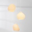 3-flammige Hängelampe Dayin 3D-gedruckt - gewelltes Design