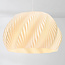 3D-gedruckte Hängelampe Tiba - welliges Design