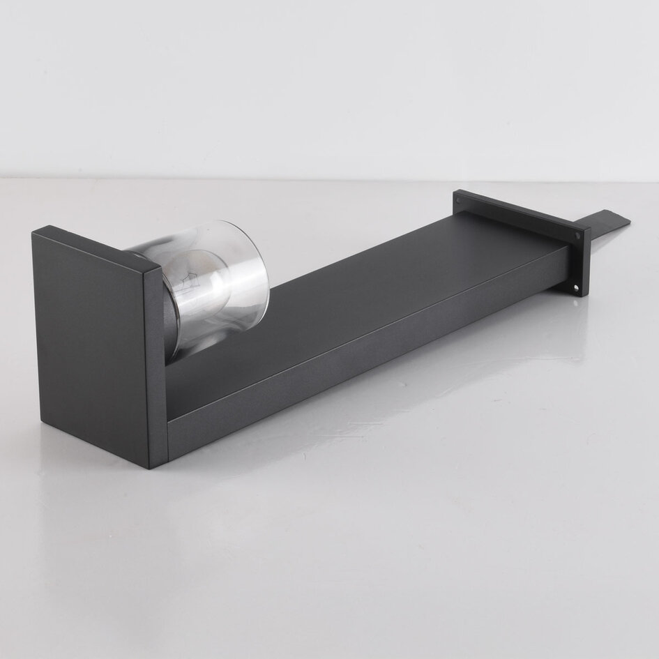 Stehleuchte Alrigo mit Glasschirm, 1-flammig