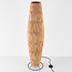 Stehlampe Plecta aus handgefertigtem Raffia - 103 cm