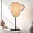 Tischlampe Tavora mit Leinenschirmen - naturfarben