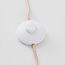 Bogenlampe Marell Japandi mit Stoffschirm - beige