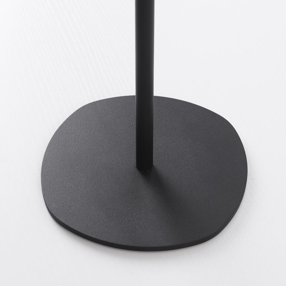 Schwarze Stehleuchte mit abnehmbarer Leselampe - Zinc