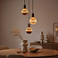3-flammige Pendelleuchte Illumine - Schwarz, Set inklusive dimmbarer E27 LED-Lampen