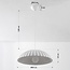 Geriffelte Pendelleuchte Olea mit matter Kreideoptik (Gesso-Finish)
