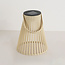Design-Solar-Tischleuchte Rayor - Beige mit integrierter LED