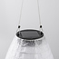 Solar-Lampion Pyra - Solar-Hängeleuchte aus weißem Nylon
