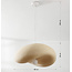 Wabi-Sabi-Pendelleuchte Kawa mit sandbeigem Steineffekt - 60 x 55 cm