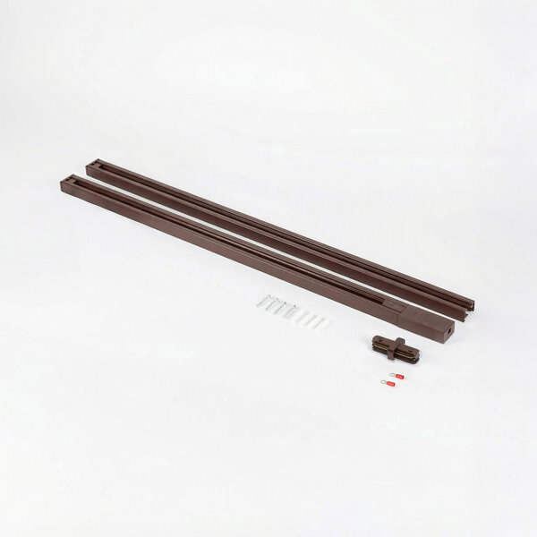 1,5 Meter Starter-Set für 1-Phasen-Schienenbeleuchtung – braun