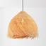 Boho-Pendelleuchte Yori Ø40 cm - Rattan mit Fransen-Design