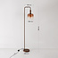 Stehlampe Piedi mit braunem Ombré-Glas