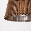 3-flammige Pendelleuchte Tami - naturfarbener Bambus mit warmem Bronze
