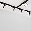 Schienenstrahler 1-phasig Colle mit integrierten LEDs 3000K, Schwarz