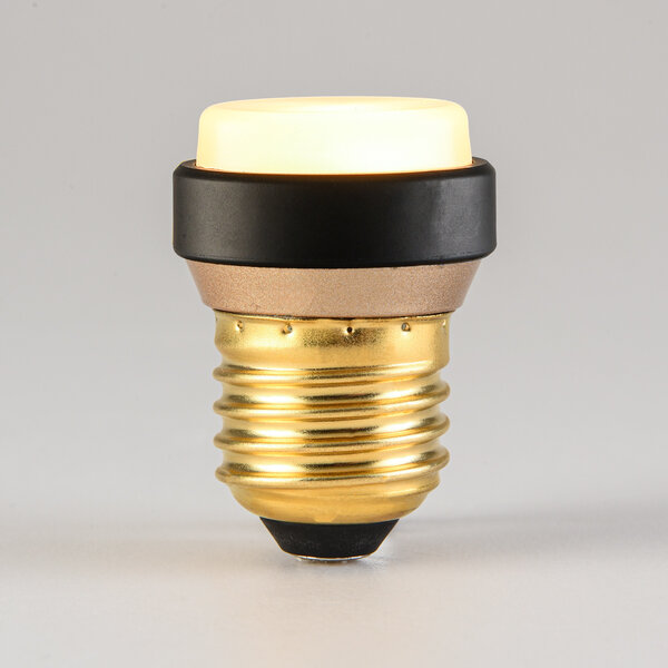 3,5 W E27 LED-Lampe, Ø 35 mm mit schwarzem Ring, 3-stufig dimmbar, 2700 K