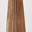 Stehlampe Papira mit Leinenschirm