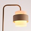 Stehlampe Kodee mit milchweißem Glas - beige