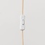 Wandleuchte Virello in Sandbeige mit verstellbarem Arm und Schirm