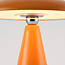 Wiederaufladbare Tischlampe Ariso orange mit Touch-Dimmer und einstellbarer Lichtfarbe