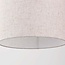 Pendelleuchte Avano - Beige mit Leinenschirm