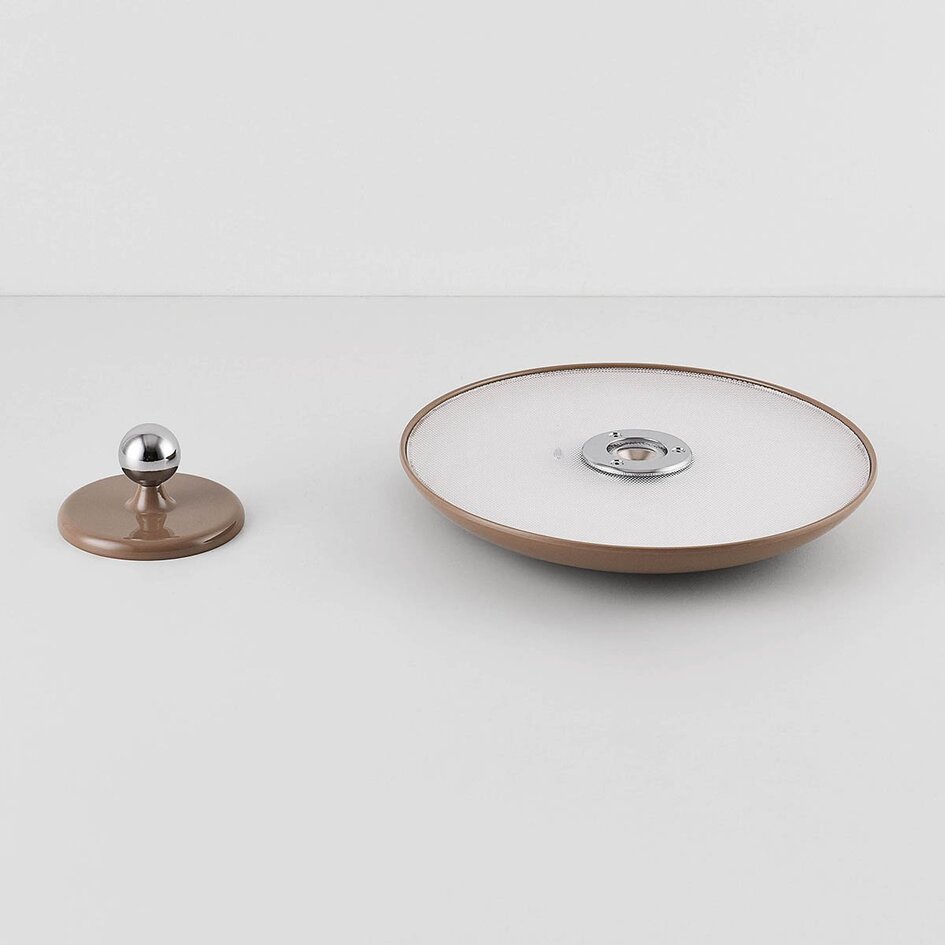Aufladbare Wandlampe Ariso in Taupe mit Touch-Dimmer und einstellbarer Lichtfarbe