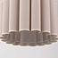 Pendelleuchte Celine - plissierter Leinenschirm in Beige