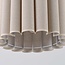 Deckenleuchte Celie mit plissiertem Leinenschirm in Beige