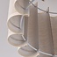 Deckenleuchte Celie mit plissiertem Leinenschirm in Beige