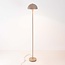 Stehlampe Sorai Pilz aus Metall - beige