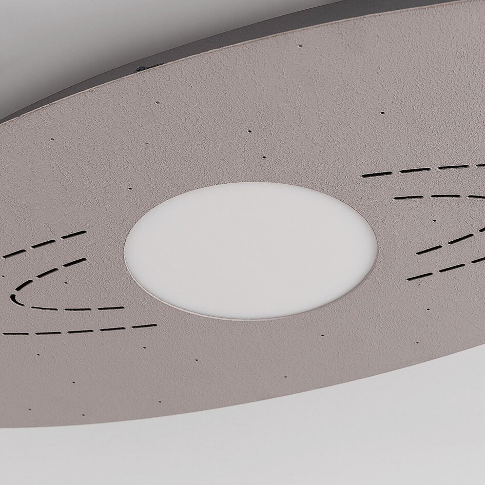 Deckenleuchte Solis 3-stufig dimmbar LED - grau