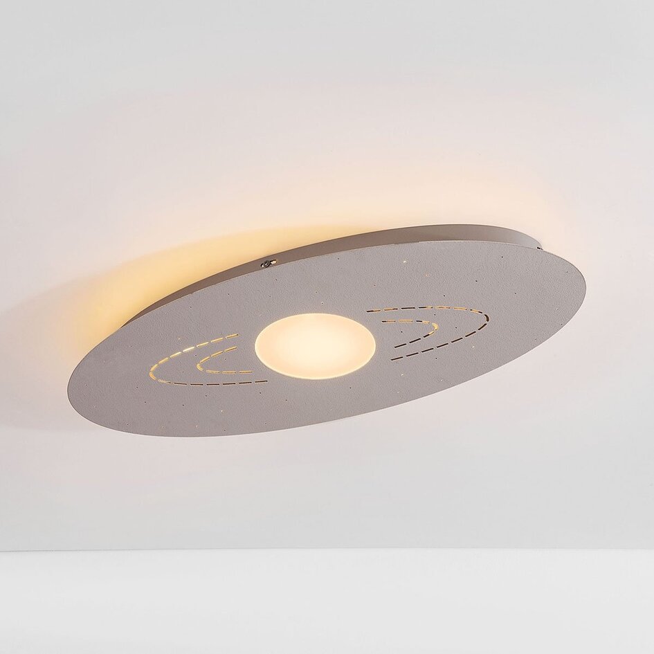Deckenleuchte Solis 3-stufig dimmbar LED - grau