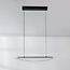 Design Hängelampe Flectra mit 3-stufig dimmbaren LEDs und Rastermuster - Schwarz