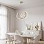 Design-Hängelampe Lunara mit integrierten 3-stufig dimmbaren LEDs - Gold