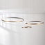 Designer-Pendelleuchte Seluna mit drei 3-stufig dimmbaren Ringen