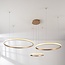 Designer-Pendelleuchte Seluna mit drei 3-stufig dimmbaren Ringen