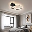 Design-Deckenlampe Mirana in Schwarz, 3-stufig dimmbar