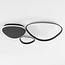 Design-Deckenlampe Mirana in Schwarz, 3-stufig dimmbar