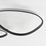 Design-Deckenlampe Mirana in Schwarz, 3-stufig dimmbar