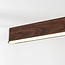 3-stufig dimmbare Pendelleuchte Elan in dunkler Holzoptik mit integrierter LED