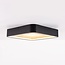 Deckenleuchte Cercal Ø30 cm - Schwarz mit Blattgold-Effekt, 3-stufig dimmbar