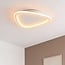 3-stufig dimmbare Deckenlampe Rory in Weiß mit Goldakzent