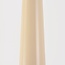 Stehlampe Maude mit plissiertem Leinenschirm in Beige