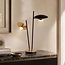 Tischlampe Lydia 2-flammig mit integrierter LED in Schwarz mit Gold