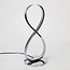Design-Tischlampe Infinita in Chrom mit integrierten LEDs