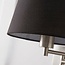 Wandlampe Abella mit schwarzer Baumwollschirm