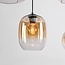 Hängelampe Opale 6-flammig mit amberfarbenem Ombré-Glas