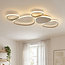 Design Deckenleuchte Zinara mit integrierter LED, 3-stufig dimmbar - sandbeige