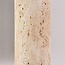 Wandleuchte Raxon mit Travertin (Naturstein) und Holzoptik