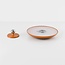 Wiederaufladbare Tischlampe Ariso orange mit Touch-Dimmer und einstellbarer Lichtfarbe